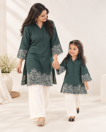 GulBahar Mom & Kids Combo – Green - Image 2