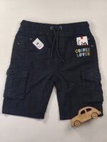Coffee Lover Black Gabardine Shorts